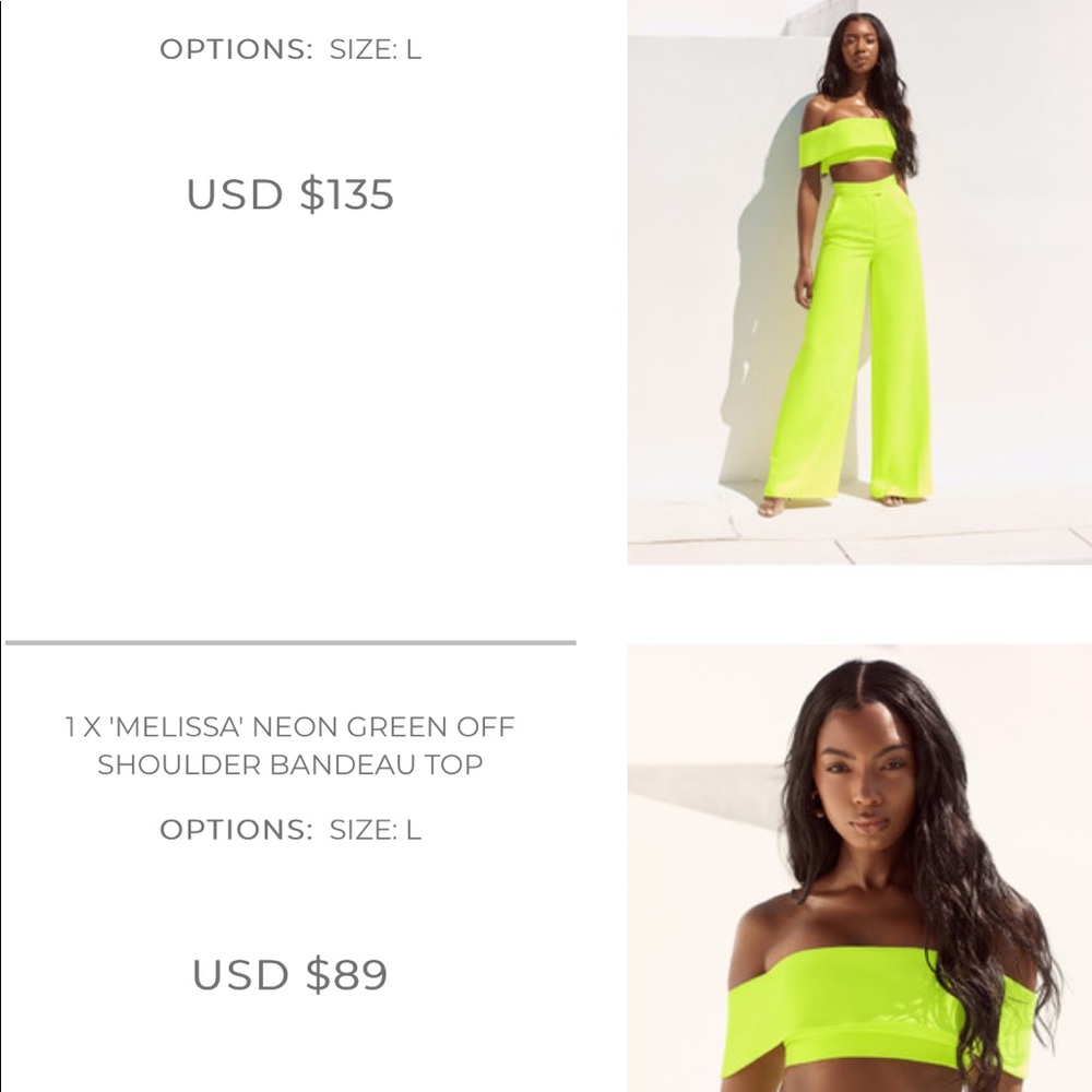 House of CB 2 piece set tags still on